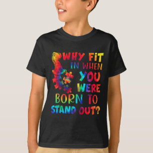 T-shirt Sensibilisation sur l'autisme Pourquoi S'Inscrire