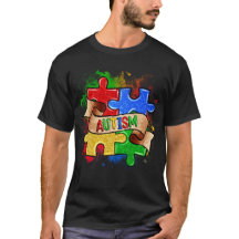 T-shirt sensibilisation sur l'autisme Puzzle
