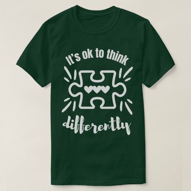 T-shirt Sensibilisation sur l'autisme Puzzle conception de (Design devant)