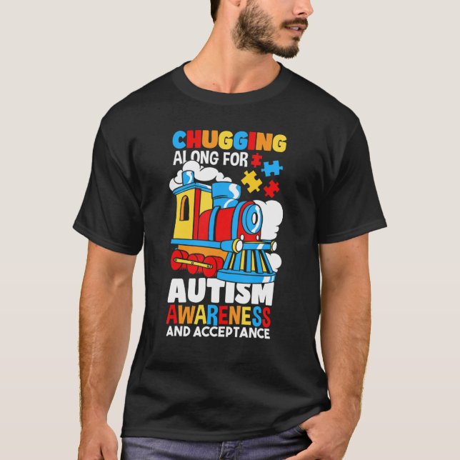 T-shirt Sensibilisation sur l'autisme Qui S'Amuse Pour L'A (Devant)