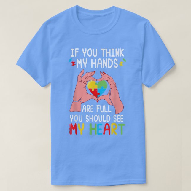 T-shirt Sensibilisation sur l'autisme s pour Maman Autisme (Design devant)