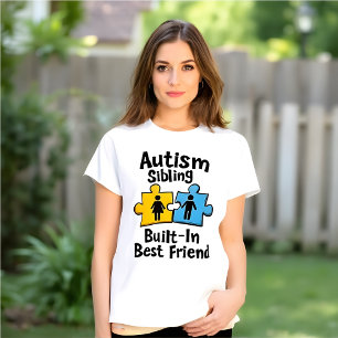 T-shirt Sensibilisation sur l'autisme soeur : Le meilleur