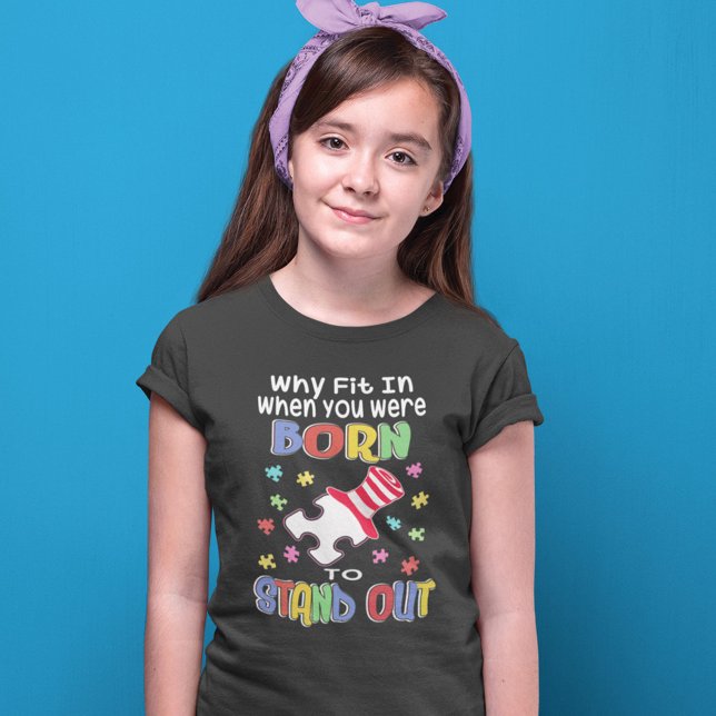 T-Shirt Sensibilisation sur l'autisme Stand Out Inspiratio (Créateur téléchargé)