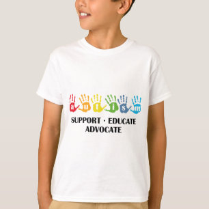 T-shirt Sensibilisation sur l'autisme : Support Educate Ad