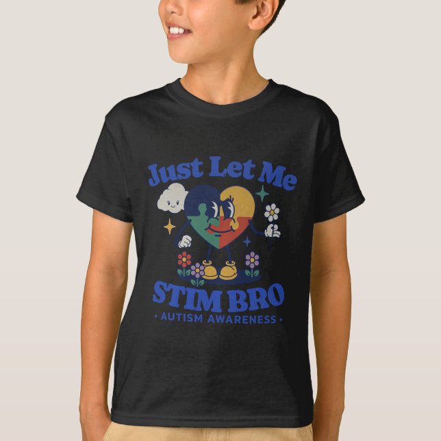 T-shirt Sensibilisation sur l'autisme Support Stimming Cut (Devant)