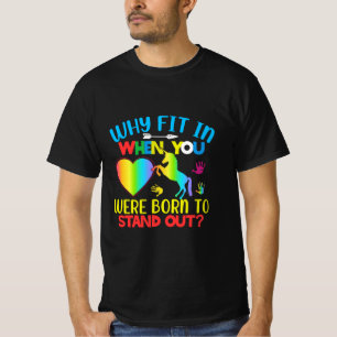 T-shirt Sensibilisation sur l'autisme, surmonter les défis