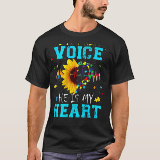 T-shirt Sensibilisation sur l'autisme Tournesol Je Suis Sa