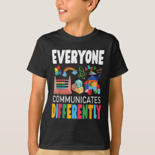 T-shirt Sensibilisation sur l'autisme Tout Le Monde Commun