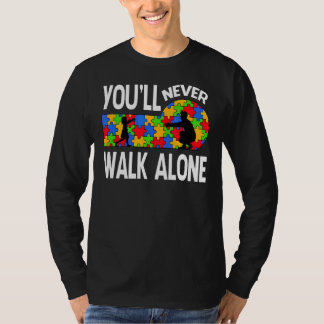 T-shirt Sensibilisation sur l'autisme Vous Ne Marcherez Ja