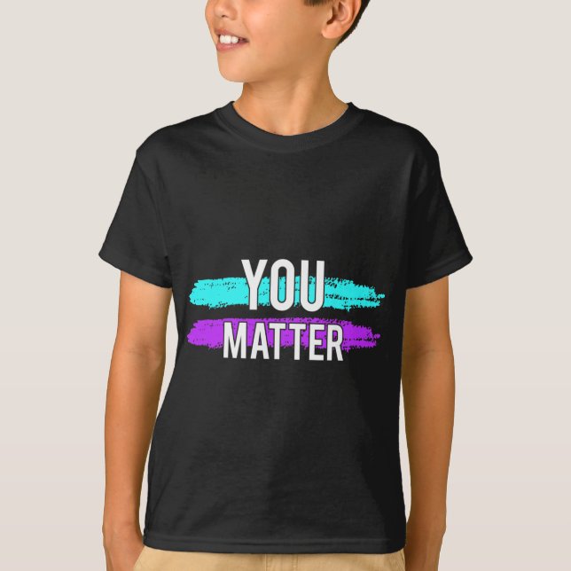 T-shirt Sensibilisation Vous Problème Conception Cadeau Po (Devant)