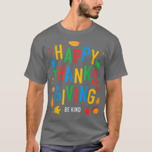 T-shirt Sensibilisations sur l'autisme Bon thanksgiving de