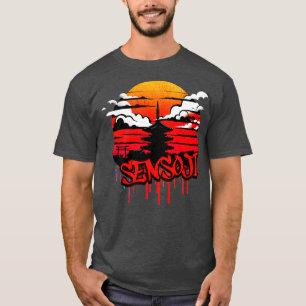 T-shirt Sensoji Temple Graffiti Design