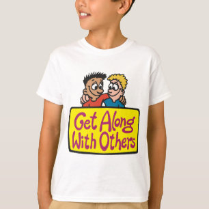 T-shirt S'entendre avec les autres Amis Bienveillance et U