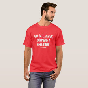 T-shirt Sentez en sécurité la nuit, sommeil avec des