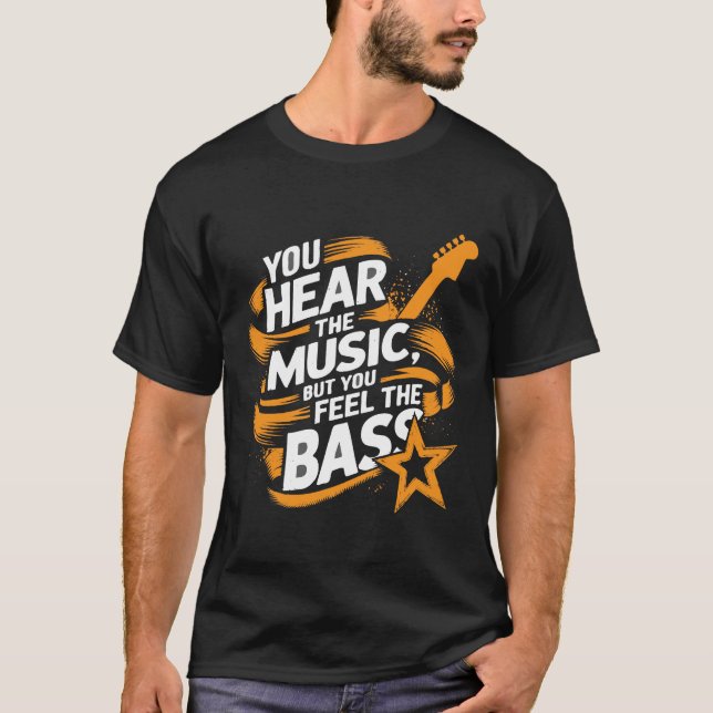 T-shirt Sentez la basse - Tee gras pour les âmes pilées pa (Devant)