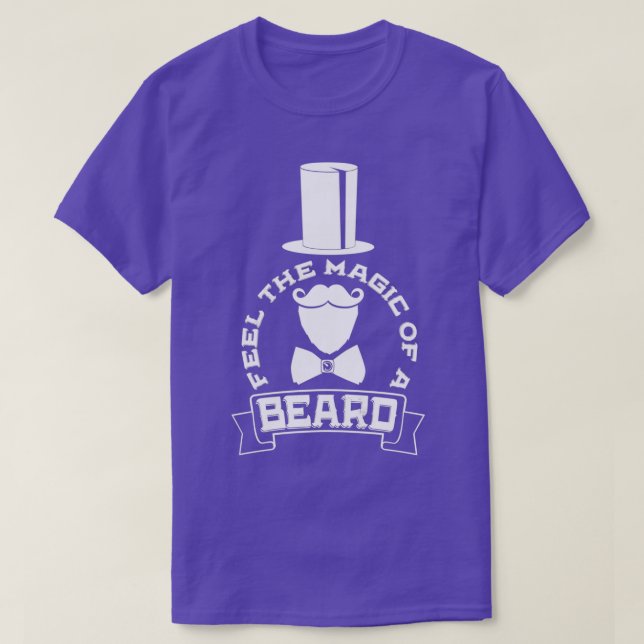 T-shirt Sentez la magie d'une barbe (Design devant)