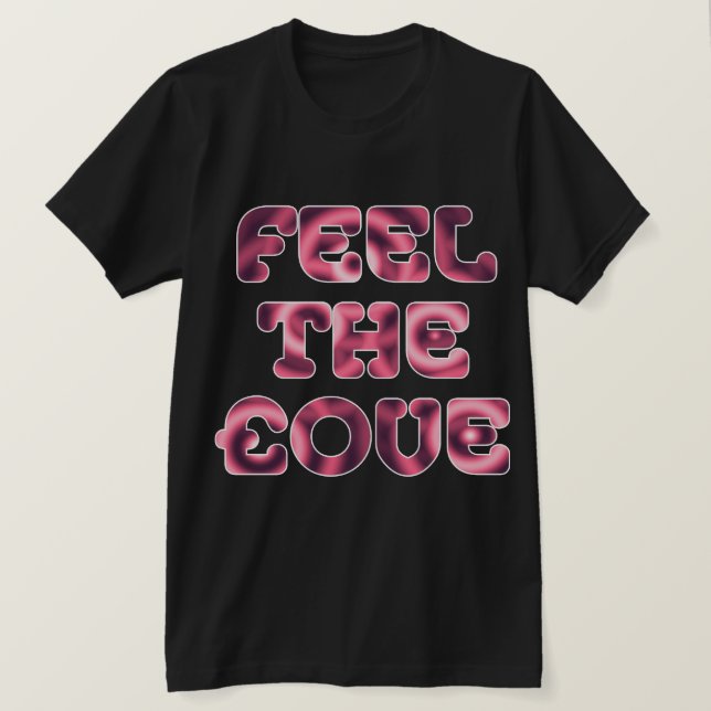 T-shirt Sentez le fourre £- Anneaux Texture (Design devant)