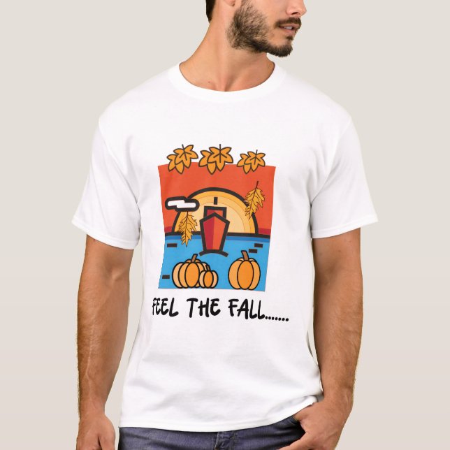 T-shirt Sentez les Vibes Automne automne (Devant)