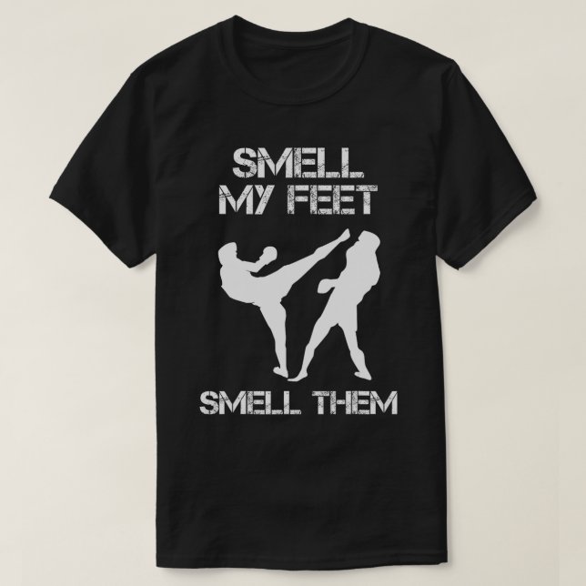 T-shirt Sentez Mes Pieds Sentez-Les Arts Martiaux Graphiqu (Design devant)