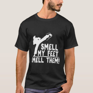 T-shirt Sentez Mes Pieds Sentez-Les Drôle Karate Martial A