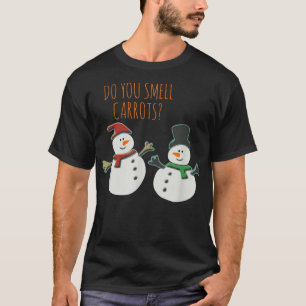 T-shirt Sentez-Vous Des Carottes Pour Drôle Mignon Snowman