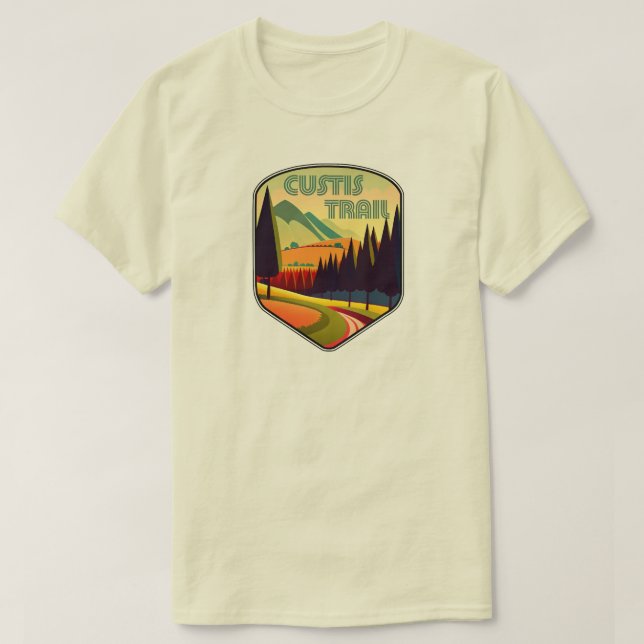 T-shirt Sentier Custis Couleurs Virginie (Design devant)