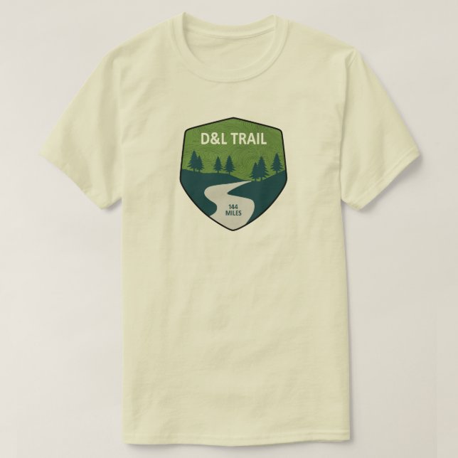 T-shirt Sentier D&L Pennsylvanie (Design devant)