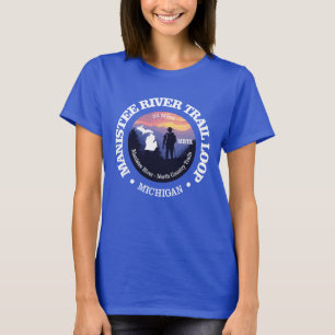 T-shirt Sentier de boucle de la rivière Manistee (rd2)