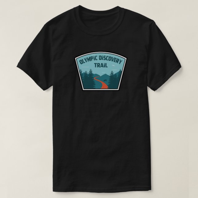 T-shirt Sentier de découverte olympique de l'État de Washi (Design devant)