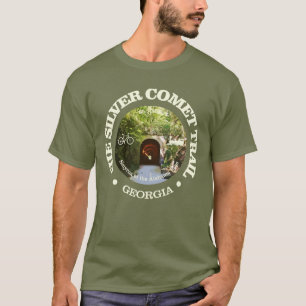 T-shirt Sentier de la comète argentée (cyclisme c)