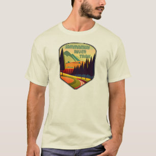 T-shirt Sentier de la rivière Sammamish Couleurs de Washin
