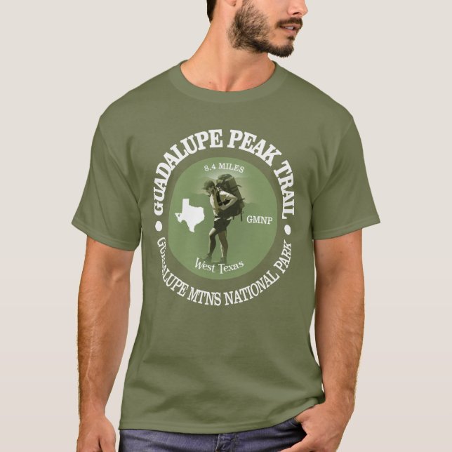 T-shirt Sentier de pic de Guadalupe (O) (Devant)
