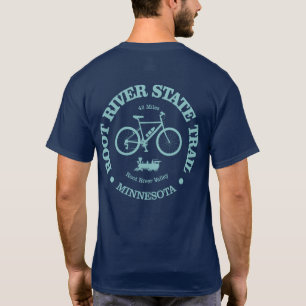 T-shirt Sentier d'état de la rivière Root (cyclisme)