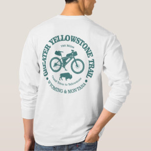 T-shirt Sentier du Grand Yellowstone (cyclisme)