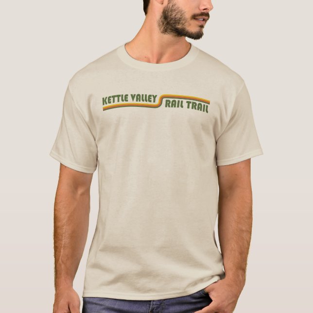 T-shirt Sentier ferroviaire Kettle Valley Colombie-Britann (Devant)
