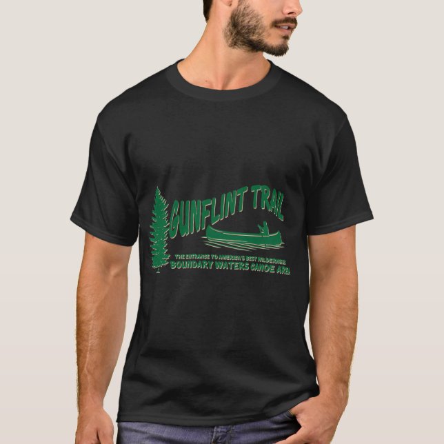 T-shirt Sentier Gunflint BWCA (Devant)