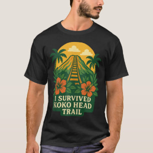 T-shirt Sentier Koko Head Hawaii Oahu Hawaïen Randonnée