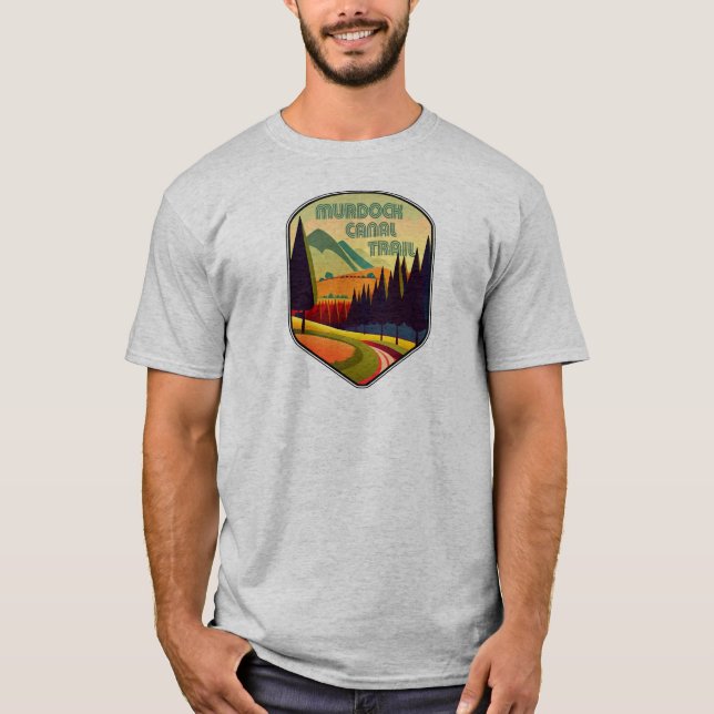 T-shirt Sentier Murdock Canal Utah Couleurs (Devant)