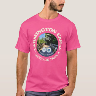 T-shirt sentier patrimonial de Farmington Canal cyclisme c