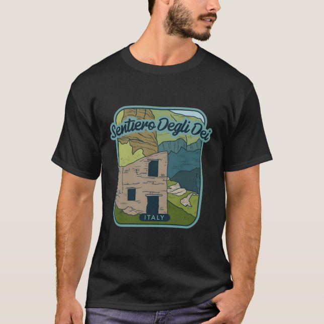 T-shirt Sentiero degli Dei - Italie (Devant)