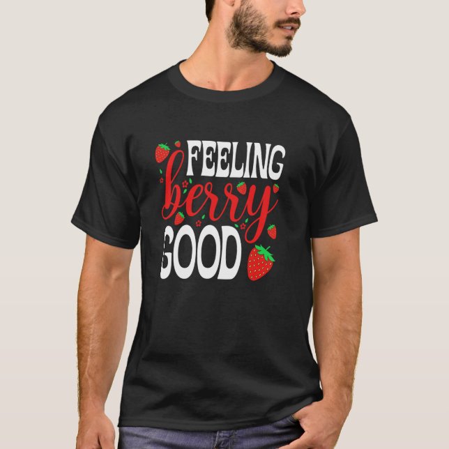 T-shirt Sentiment baie bon amour fraise douce (Devant)