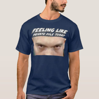 T-shirt Sentiment comme Private Pyleoday Film Militaire Fa