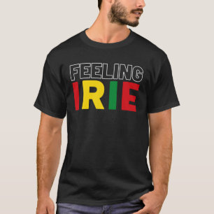 T-shirt Sentiment Irie Rastafari Vêtements Jamaïque Souven
