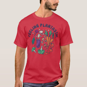 T-shirt Sentiment Plantastique Végétan Plante Basé Lifesty