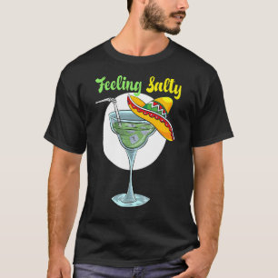 T-shirt Sentiment Salé Margarita Boire Mexicaine Cinco De