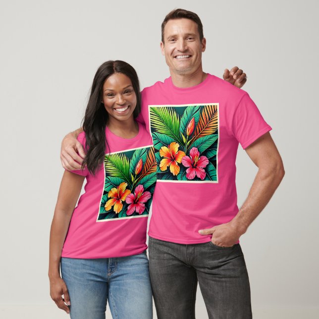 T-shirt Sentiments Colorés : Visage Abstrait (Unisexe)