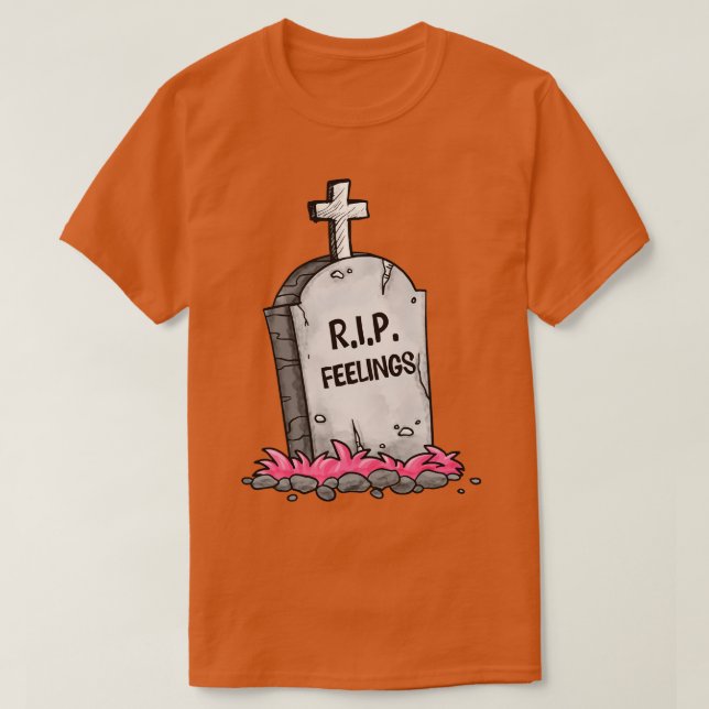 T-shirt Sentiments RIP (Design devant)