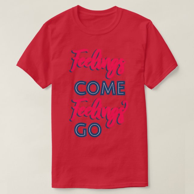 T-shirt Sentiments Venez Sentiments Aller II (Design devant)