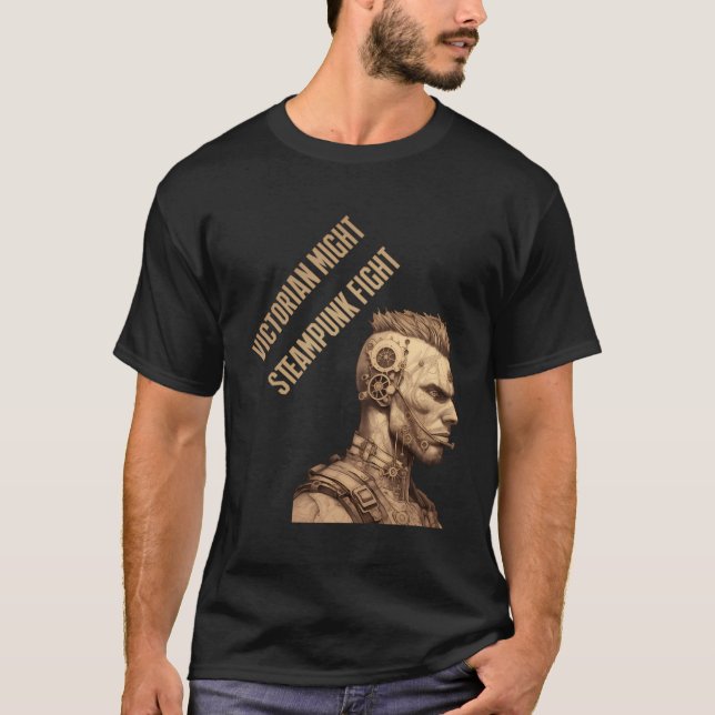 T-shirt Sentinelle Steampunk Victorienne Entraînements De  (Devant)