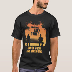 T-shirt S'Entourer Depuis 2016 Et Rester Au Soleil